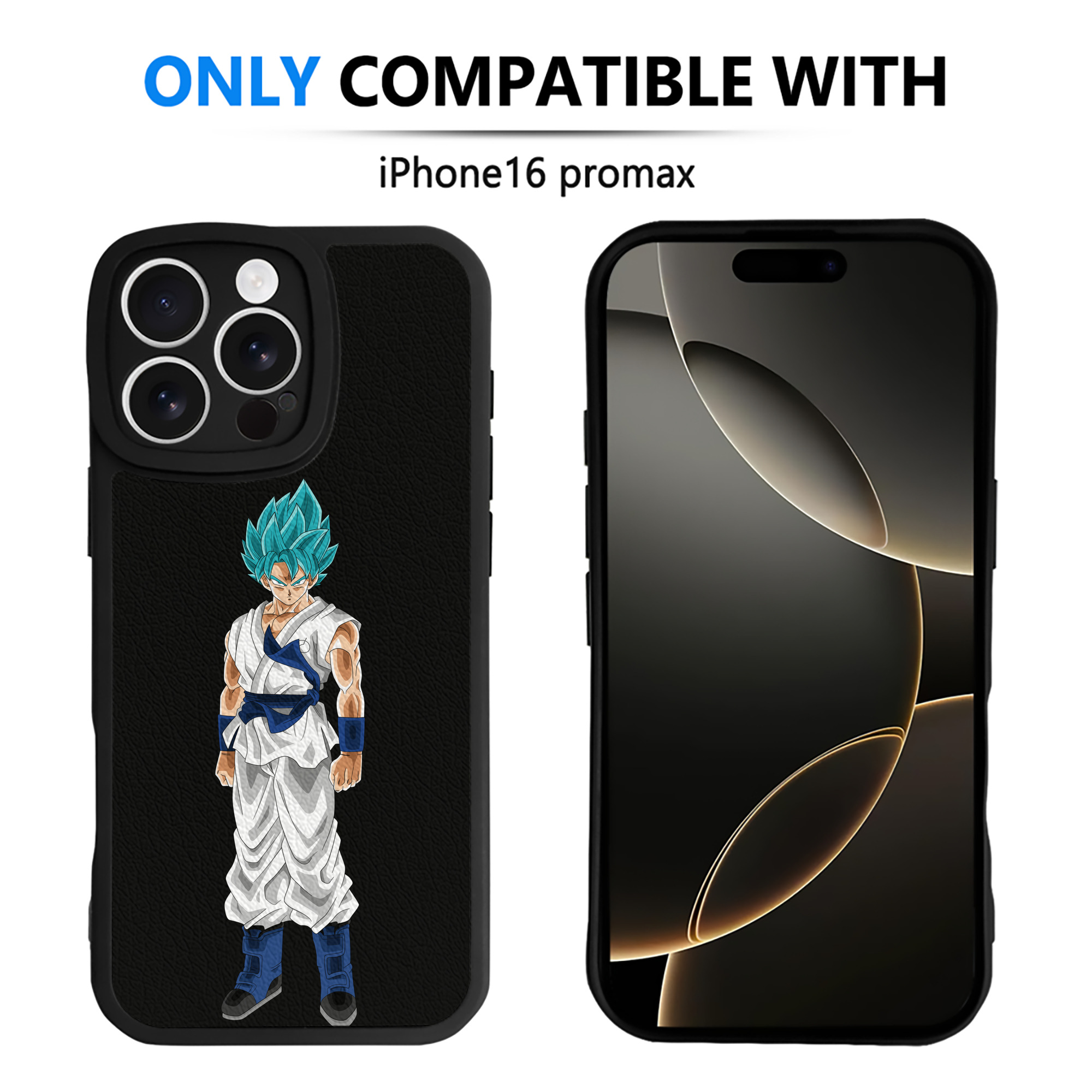 （画像用） ドラゴンボール 孫 悟飯（そんごはん）DRAGON BALL Son Gohan 【iPhone 16シリーズ対応】シリコンスマホケース（レザー調） 材質：シリコン
